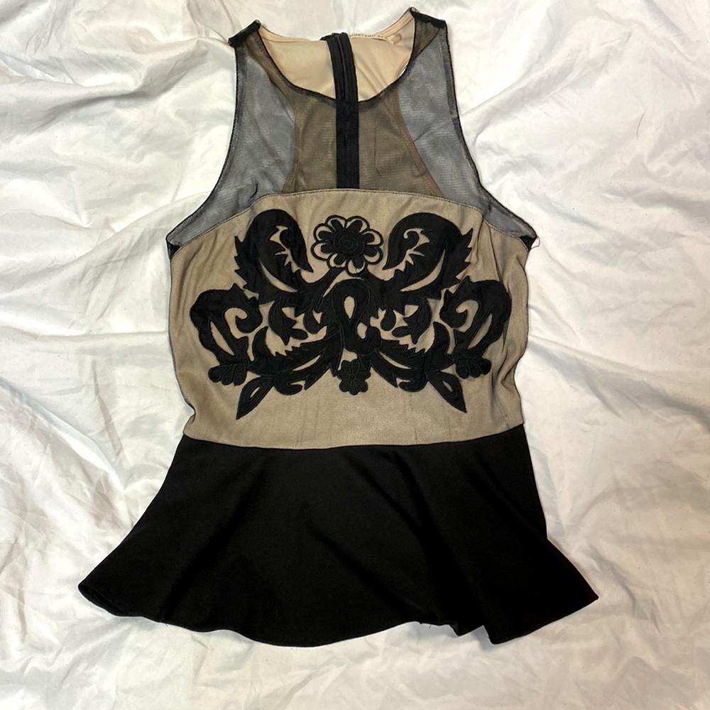 Lotus Boutique 2012 Mustard Seed Peplum Top
